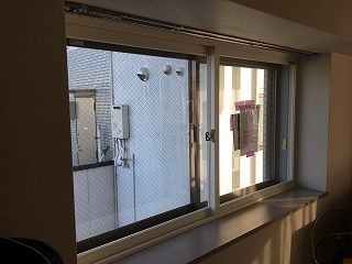 防音対策内窓設置、施工後