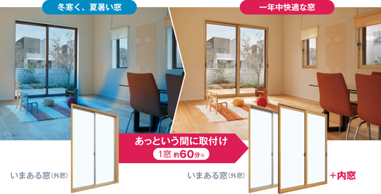 Ykkap内窓プラマードuの取り付けは ガラパゴス Ykkap内窓プラマードuの取り付けは ガラパゴス